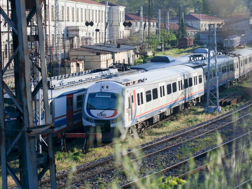 Istanbul Marmaray train map fotoğraf.