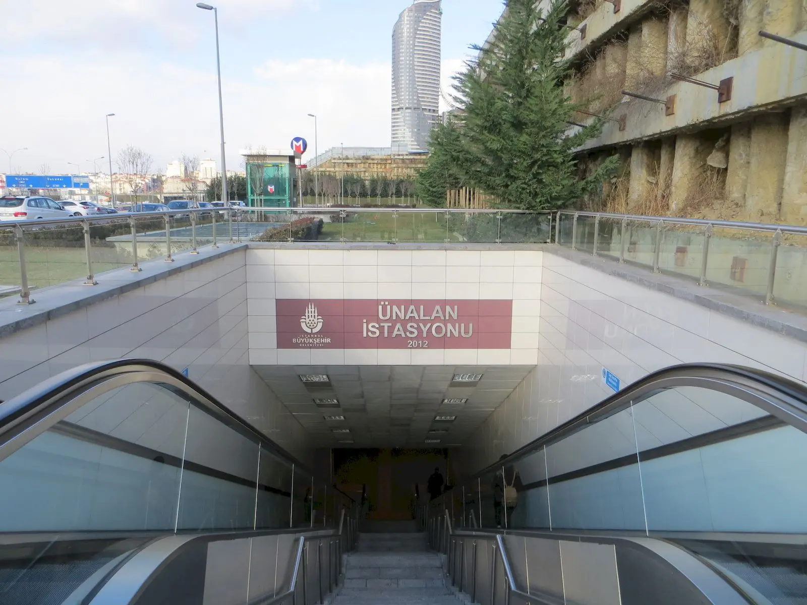 Uzunçayır metro durakları görsel.