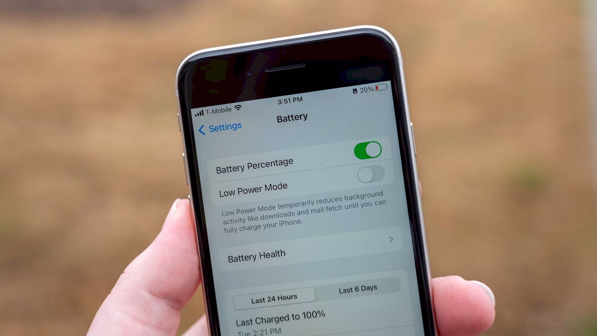 iPhone’da Düşük Güç Modunu Her Zaman Açık Tutma
